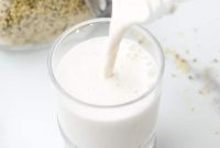 Fresh Hemp Milk from Scratch