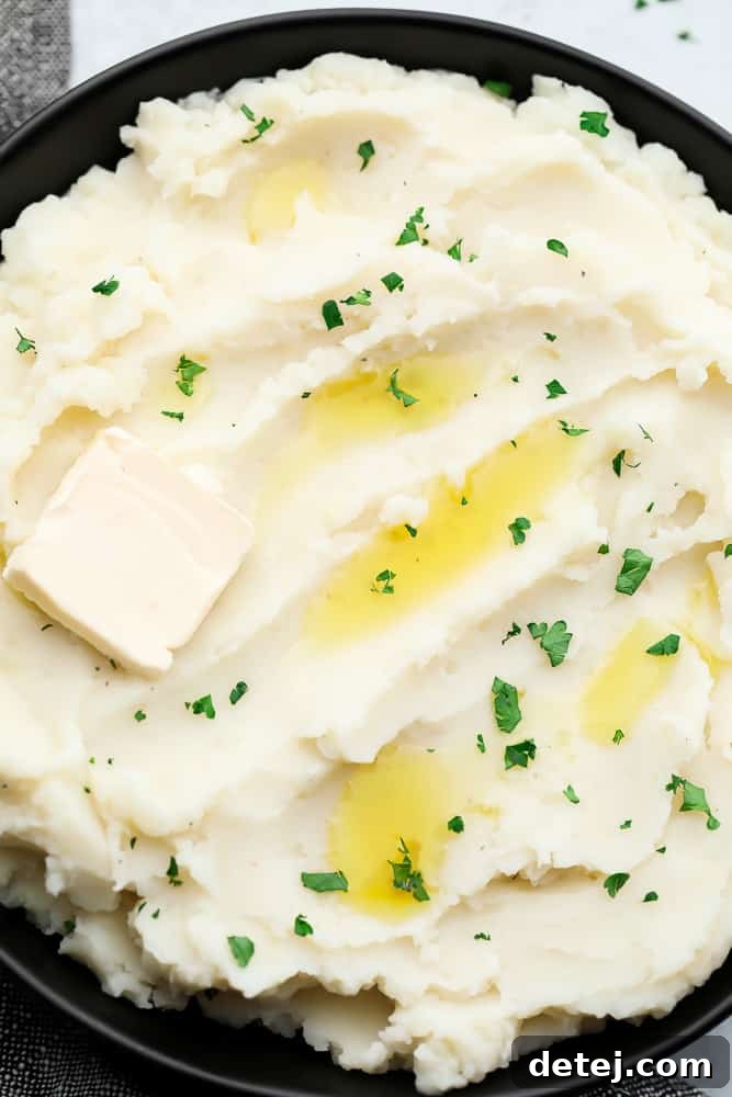 vegan butter on potatoes in bowl