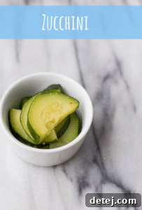 cooked zucchini for baby