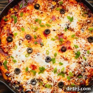 square image of pan of enchiladas