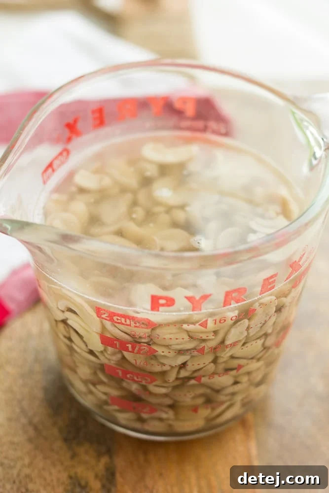 Plant-Based Mayo 4 cashews soaking for vegan mayo recipe