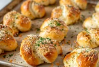 Effortless Garlic Bread Knots