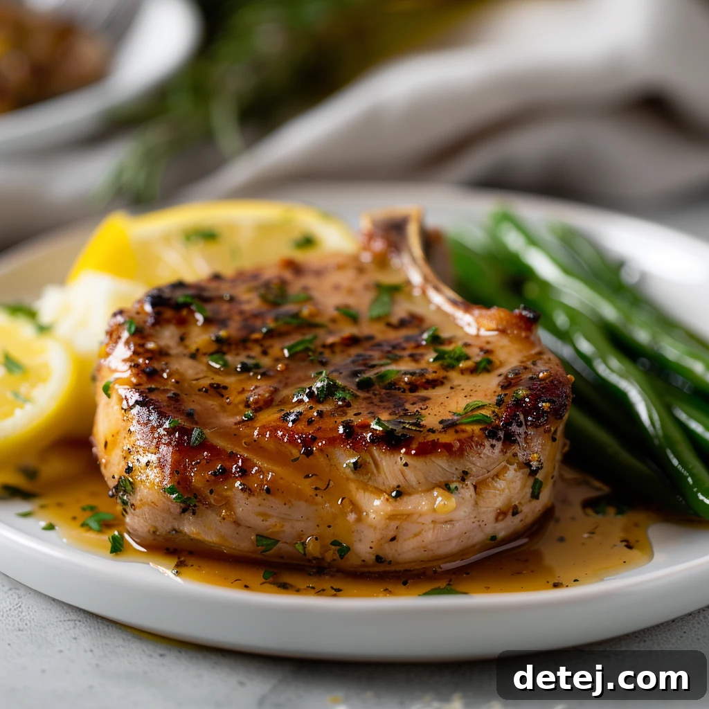 Garlic Lemon Pork Chops