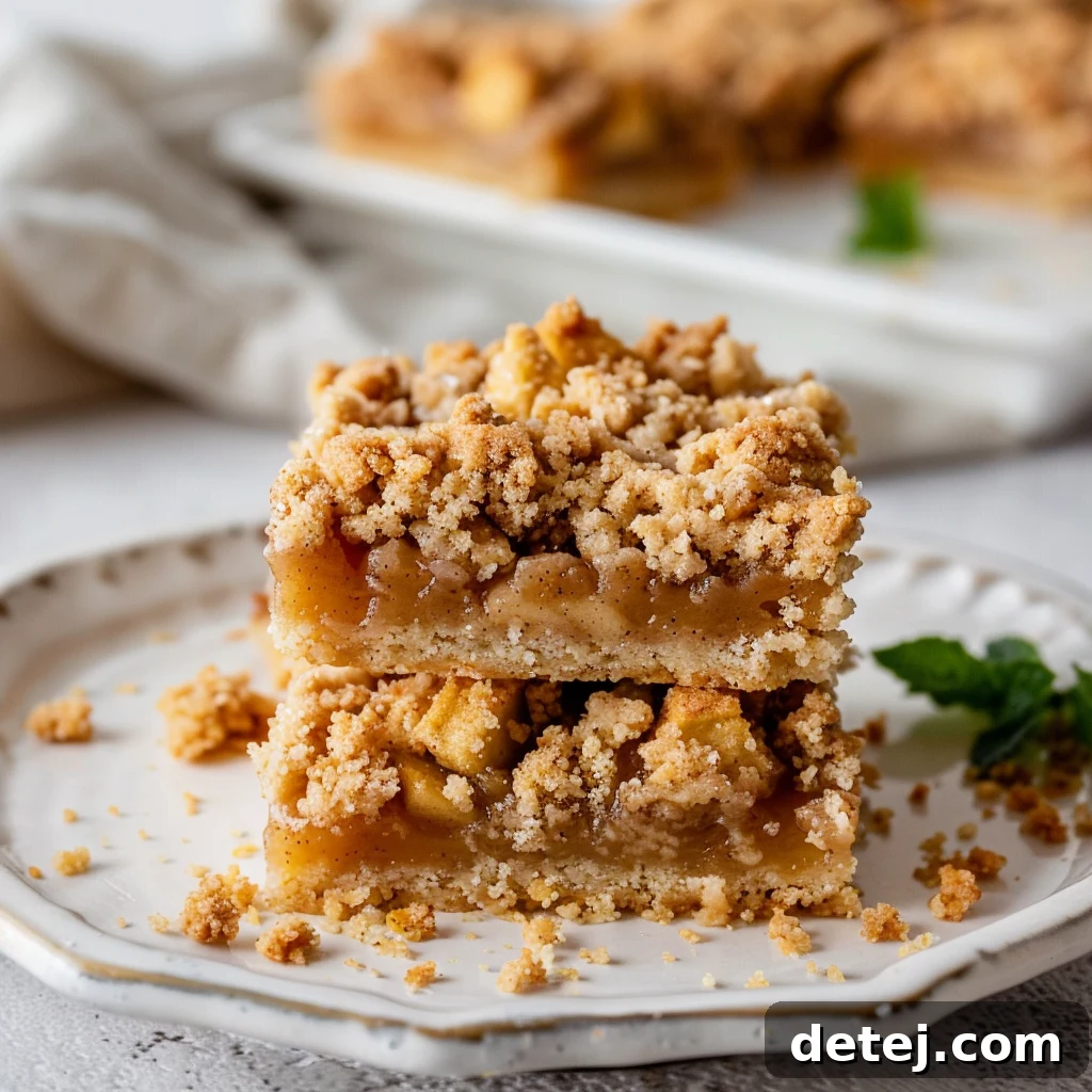 Apple Crisp Bars