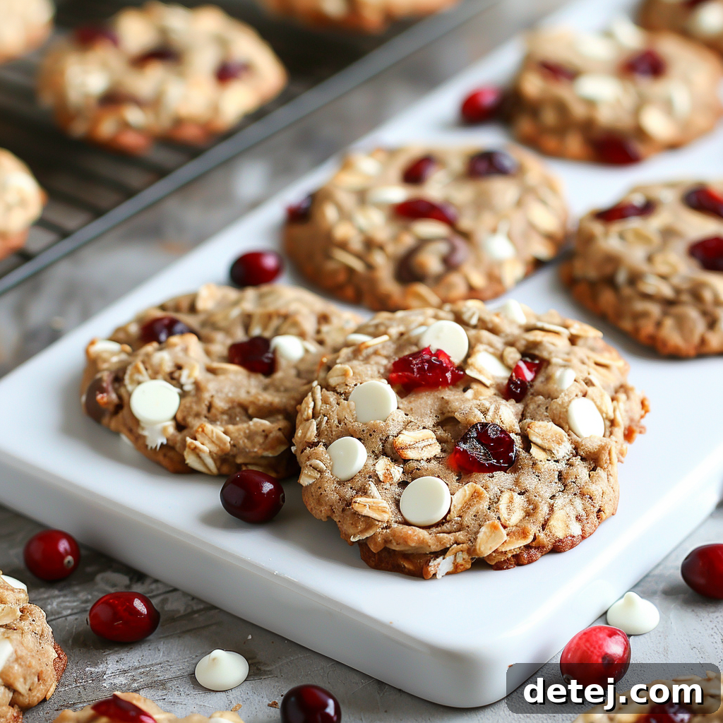 Cranberry Oatmeal Cookies