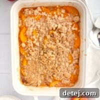 The Best Peach Cobbler