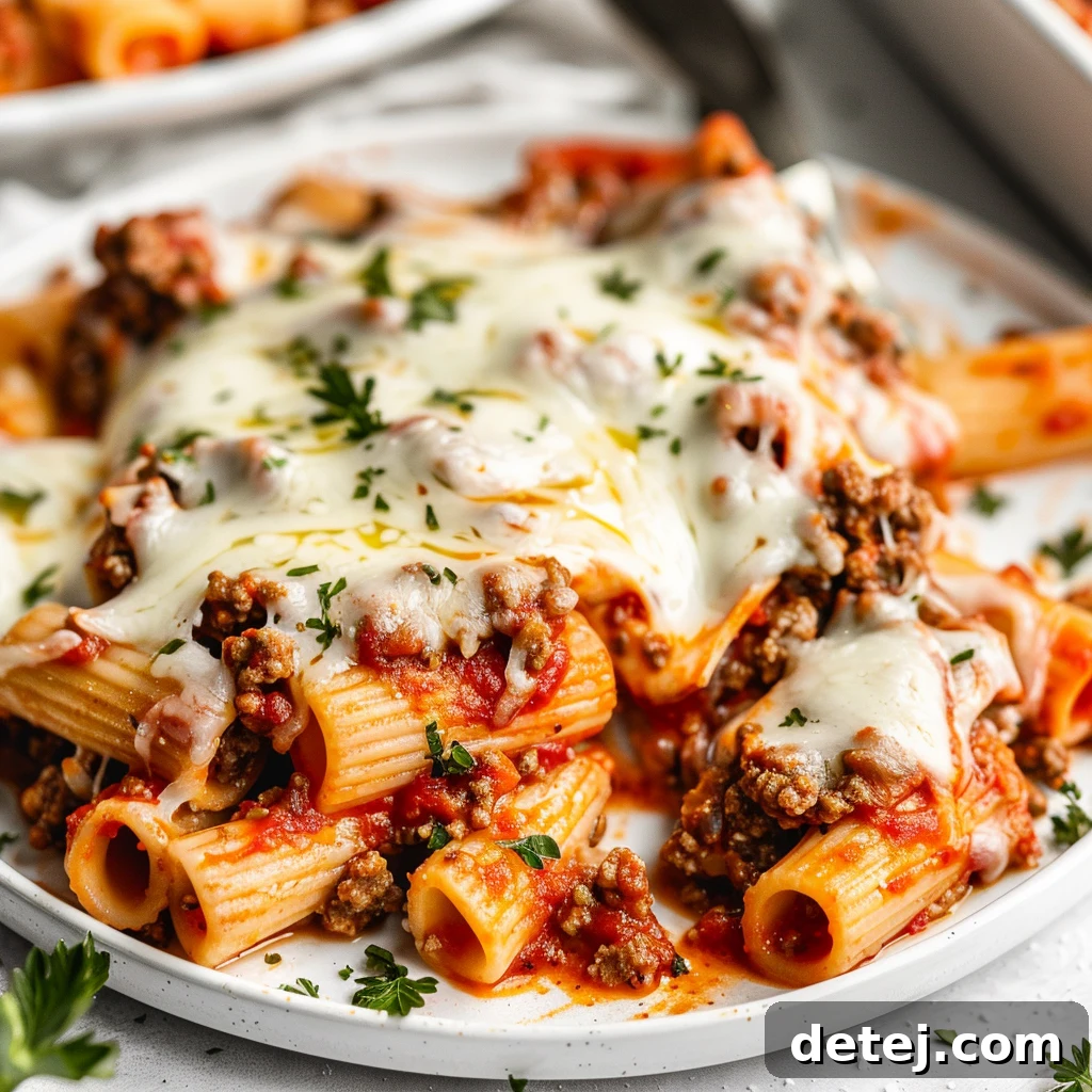 Baked Cheesy Rigatoni