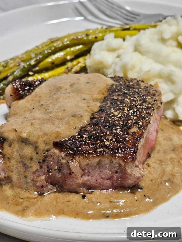 Easy Steak au Poivre
