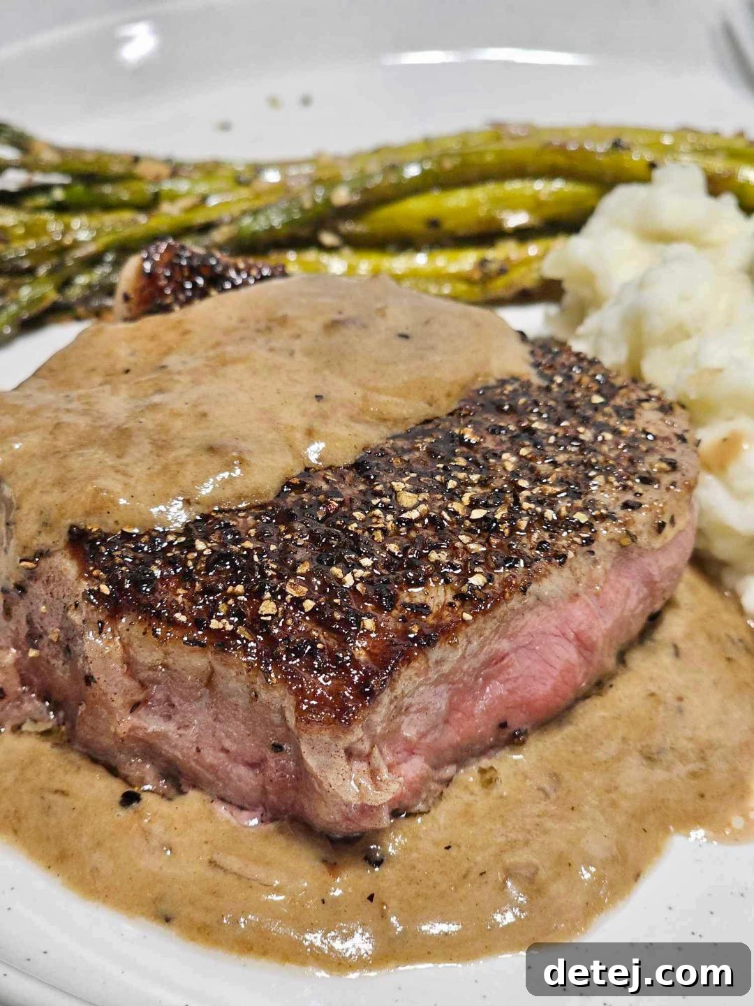 Easy Steak au Poivre
