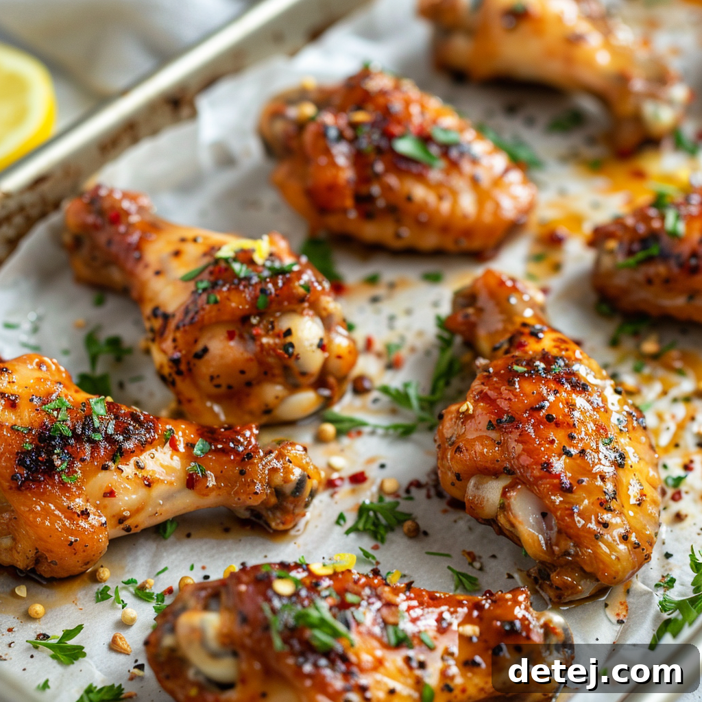 Honey Lemon Pepper Chicken Wings