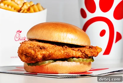 Chick-fil-A® Chicken Sandwich waiting to be reheated