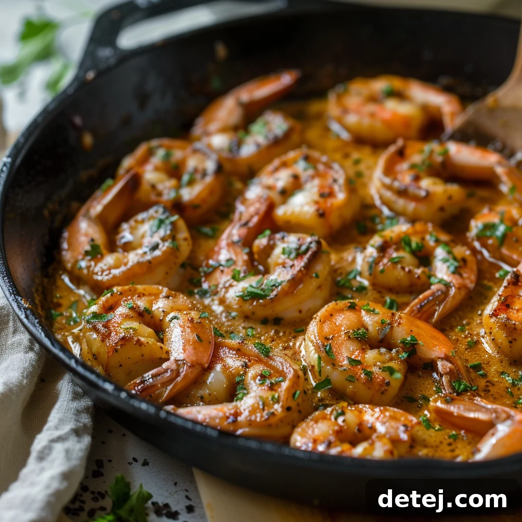 Cajun Shrimp in Garlic Butter Sauce