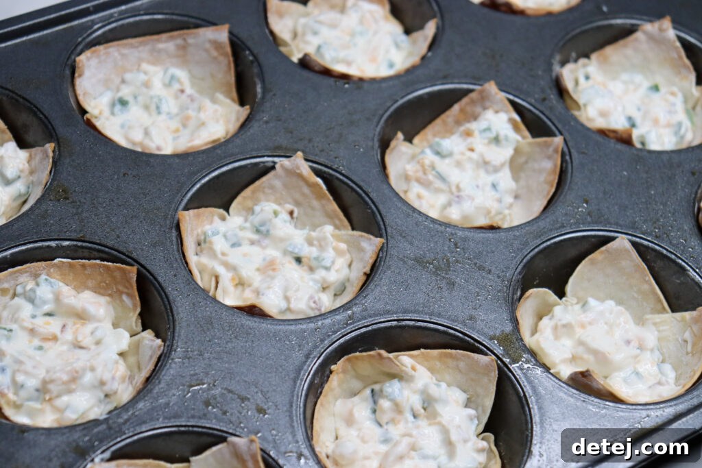Easy Jalapeno Popper Cups Appetizer Recipe