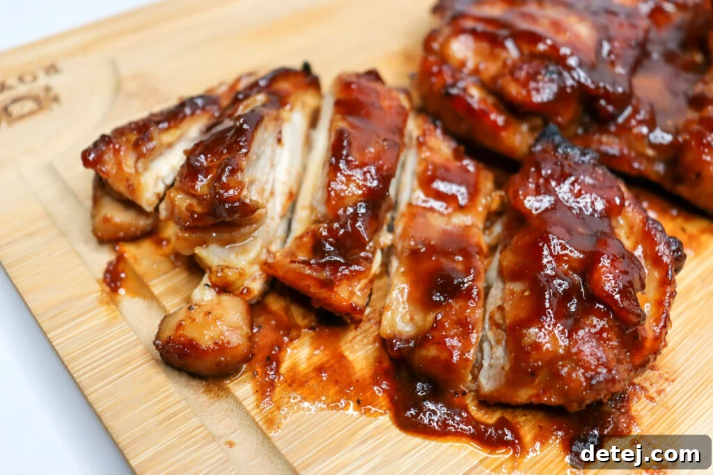 Easy BBQ Baked Chicken Thighs Recipe