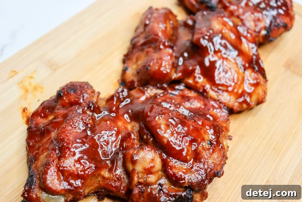 Easy BBQ Baked Chicken Thighs Recipe