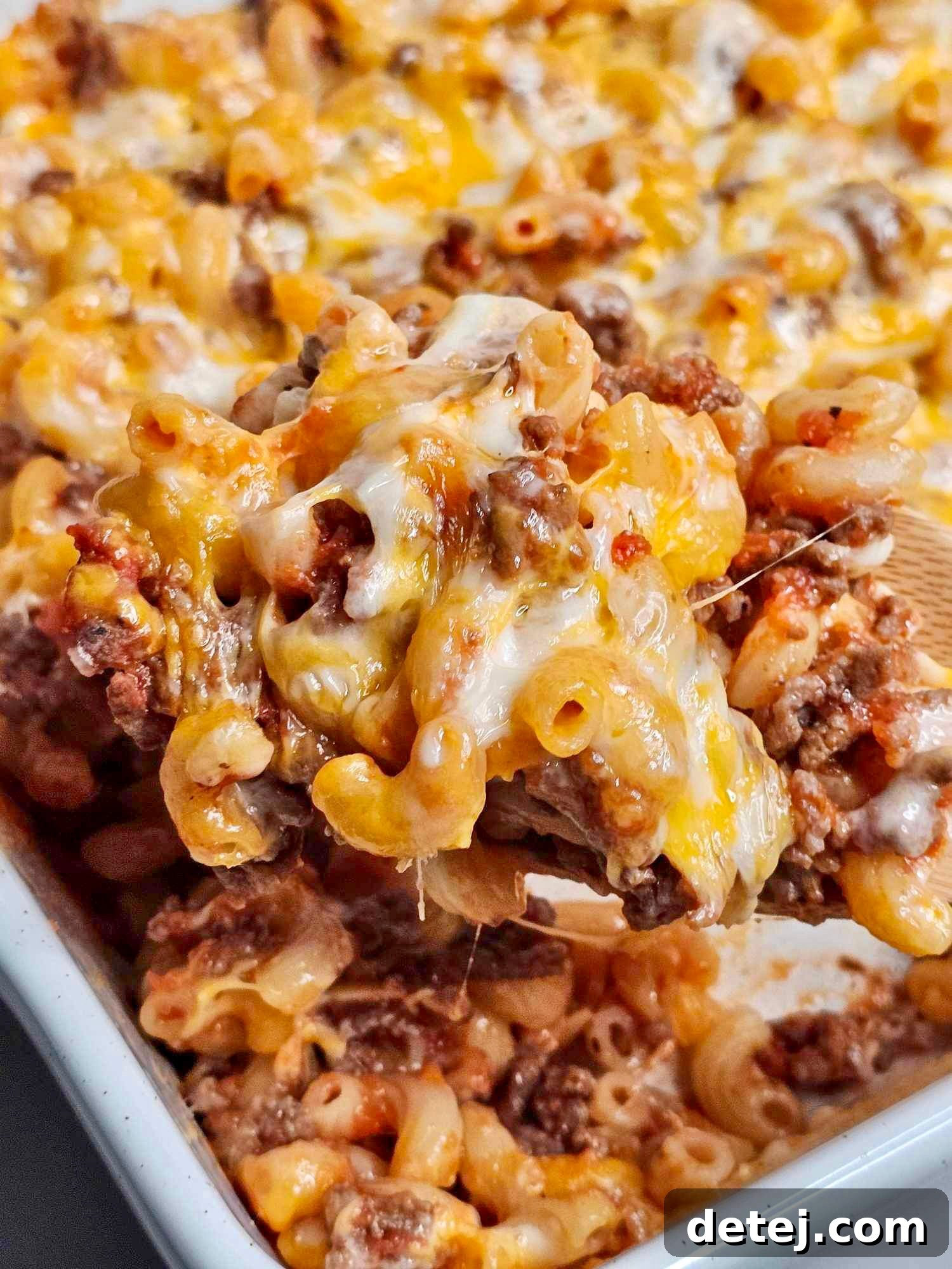 Homemade Cheesy Hamburger Helper Casserole