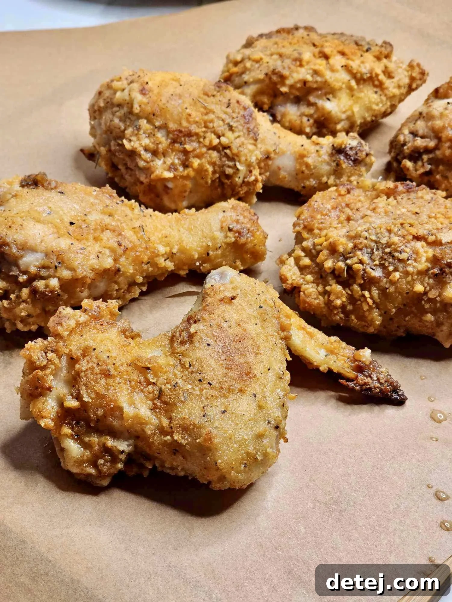 Easy Oven Fried Chicken