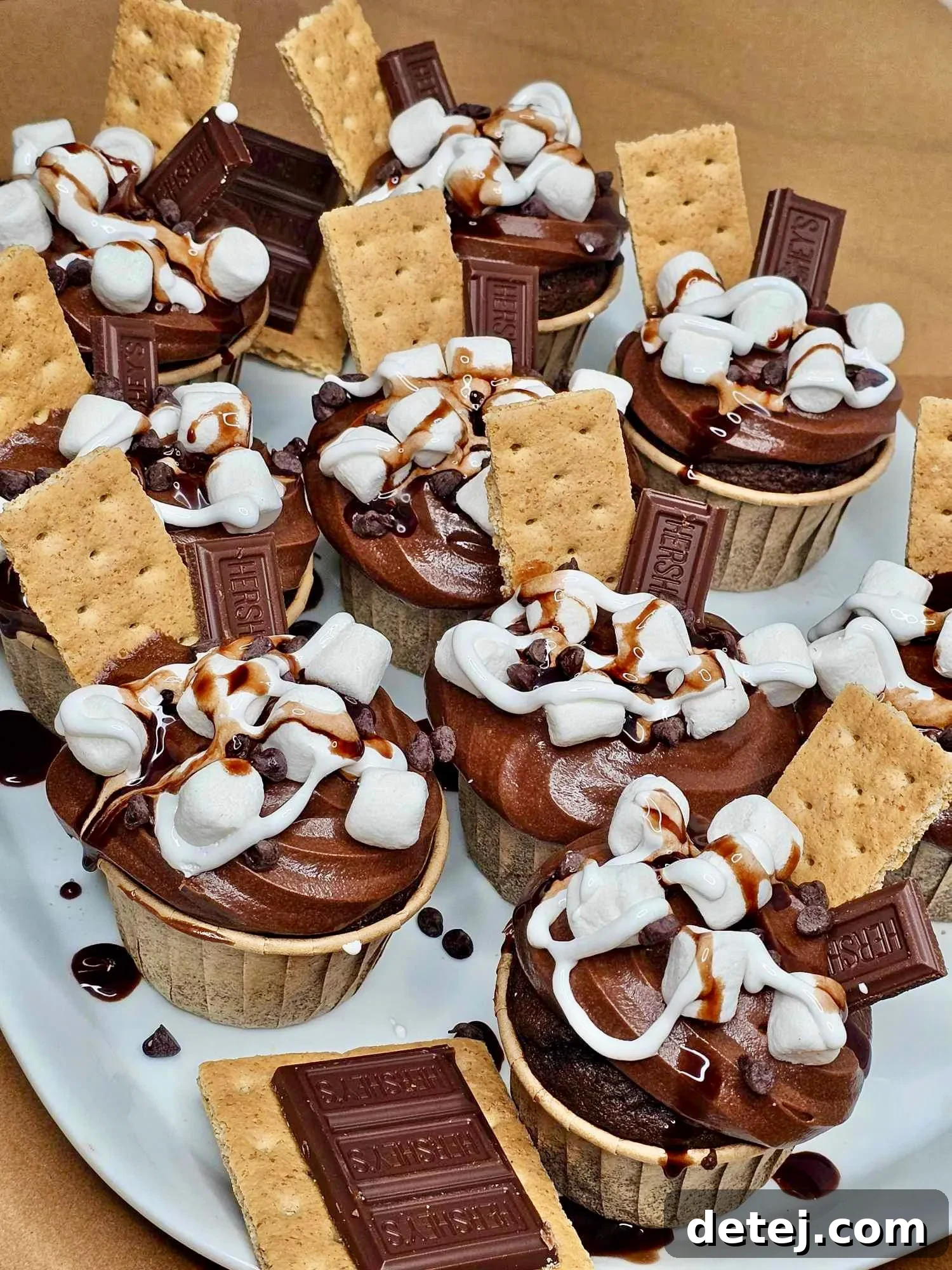 Easy S’mores Cupcakes