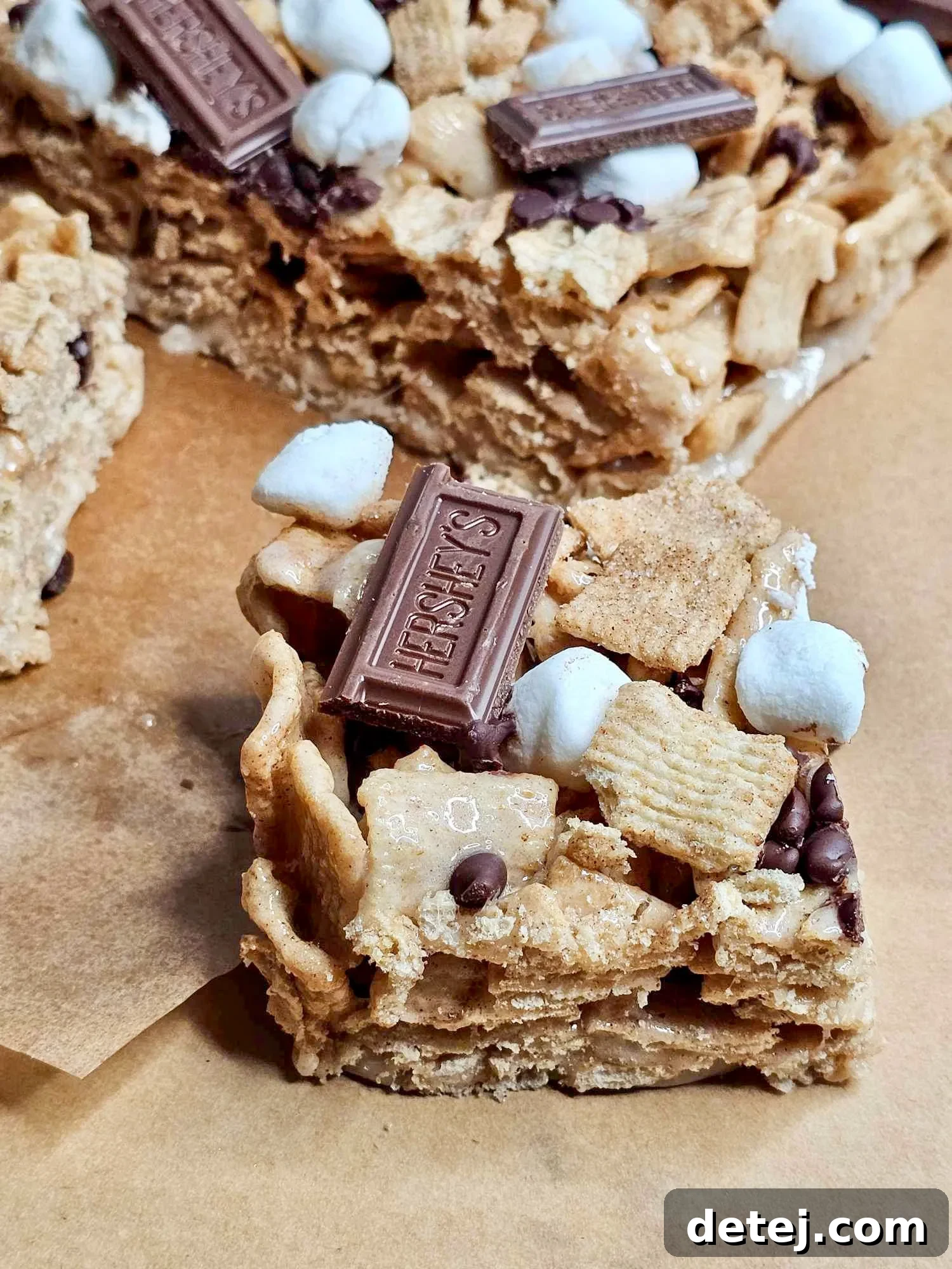 Easy Golden Grahams S'Mores Bars