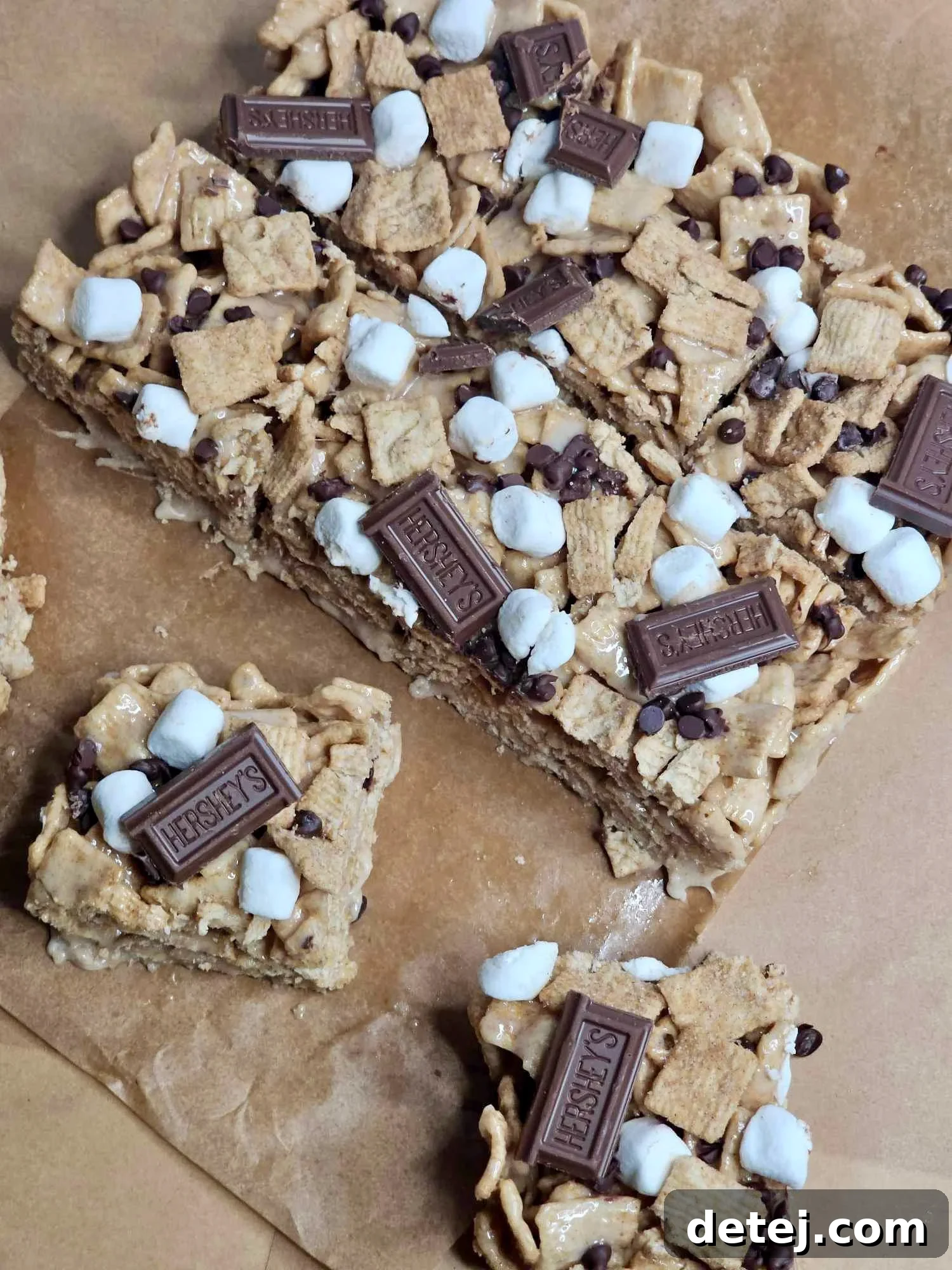 Easy Golden Grahams S'Mores Bars