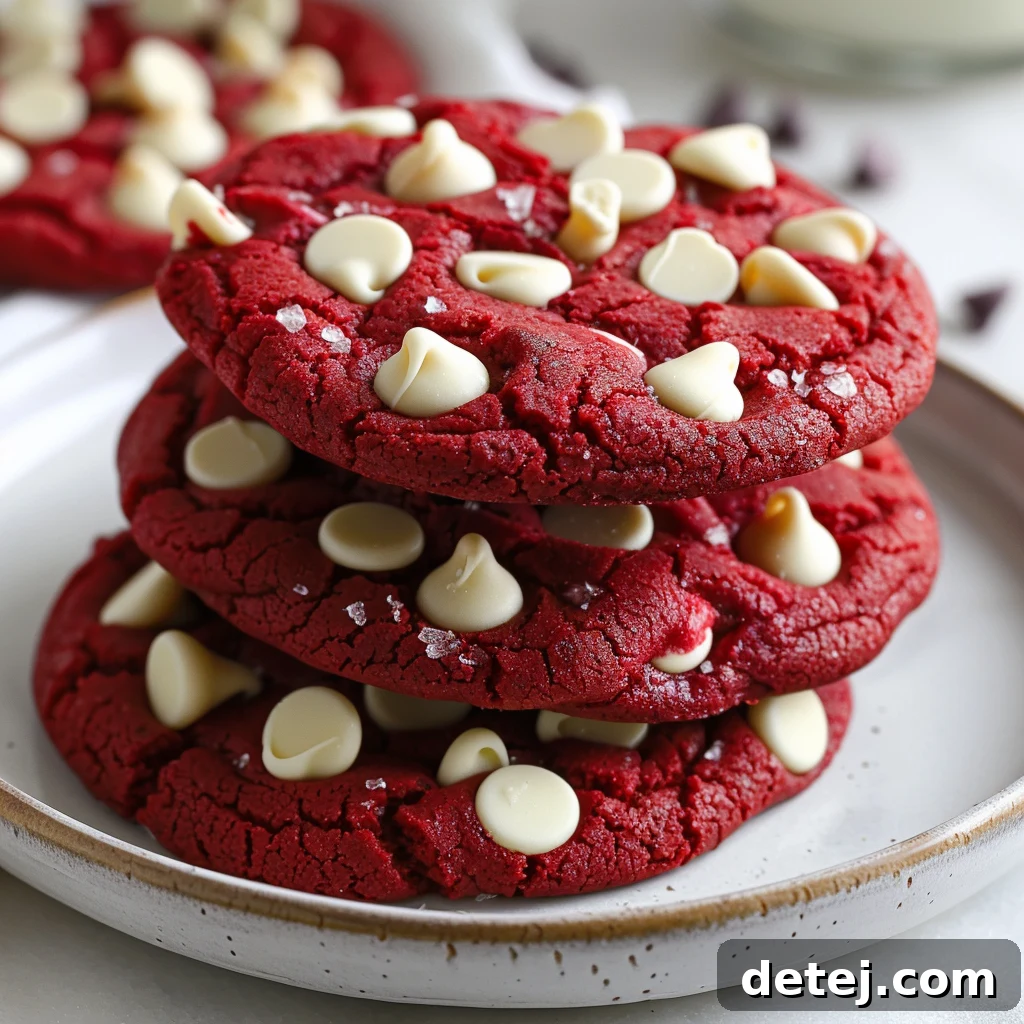 Preparing The Best Red Velvet Cookies