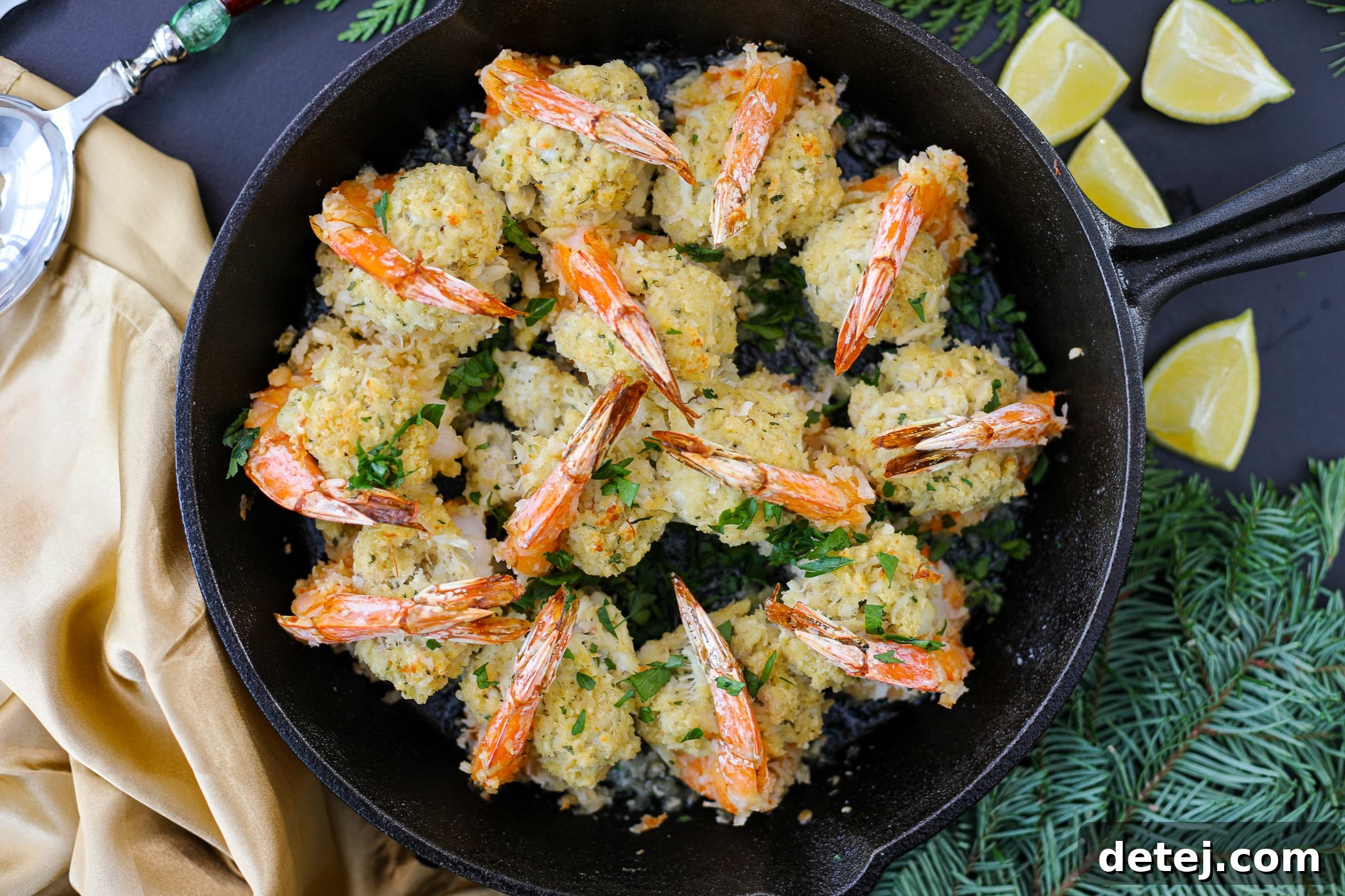 Gourmet Baked Crab-Stuffed Shrimp 3 Crab Stuffed Coconut and Macadamia Nut Encrusted Shrimp - Healthyish Foods