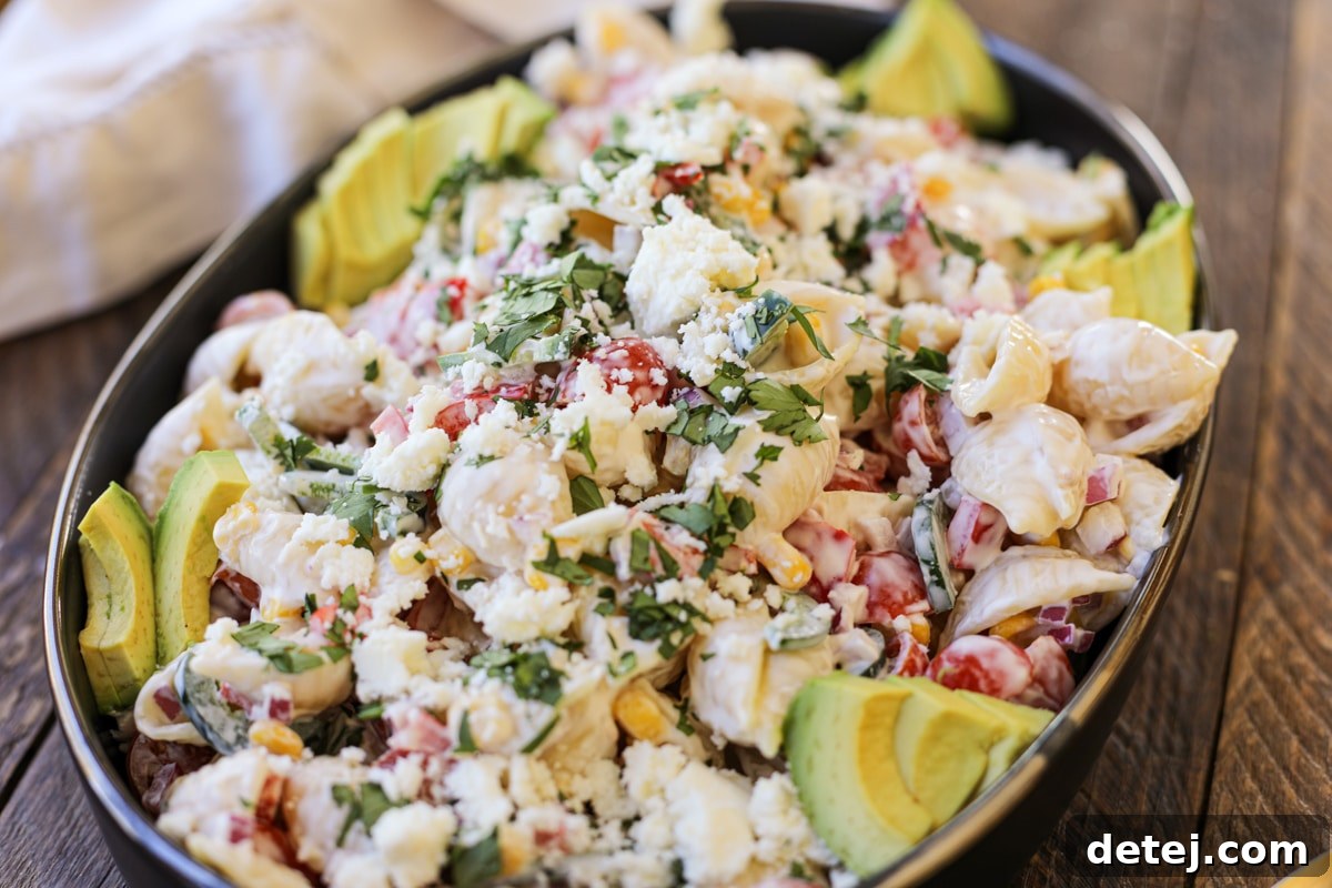 Street Veggie Pasta Salad