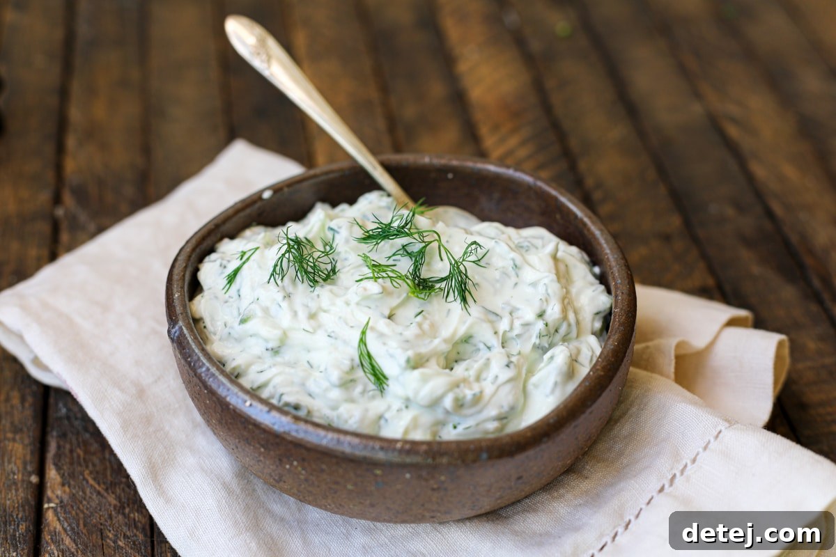 Easy Tzatziki Sauce – Healthyish Foods