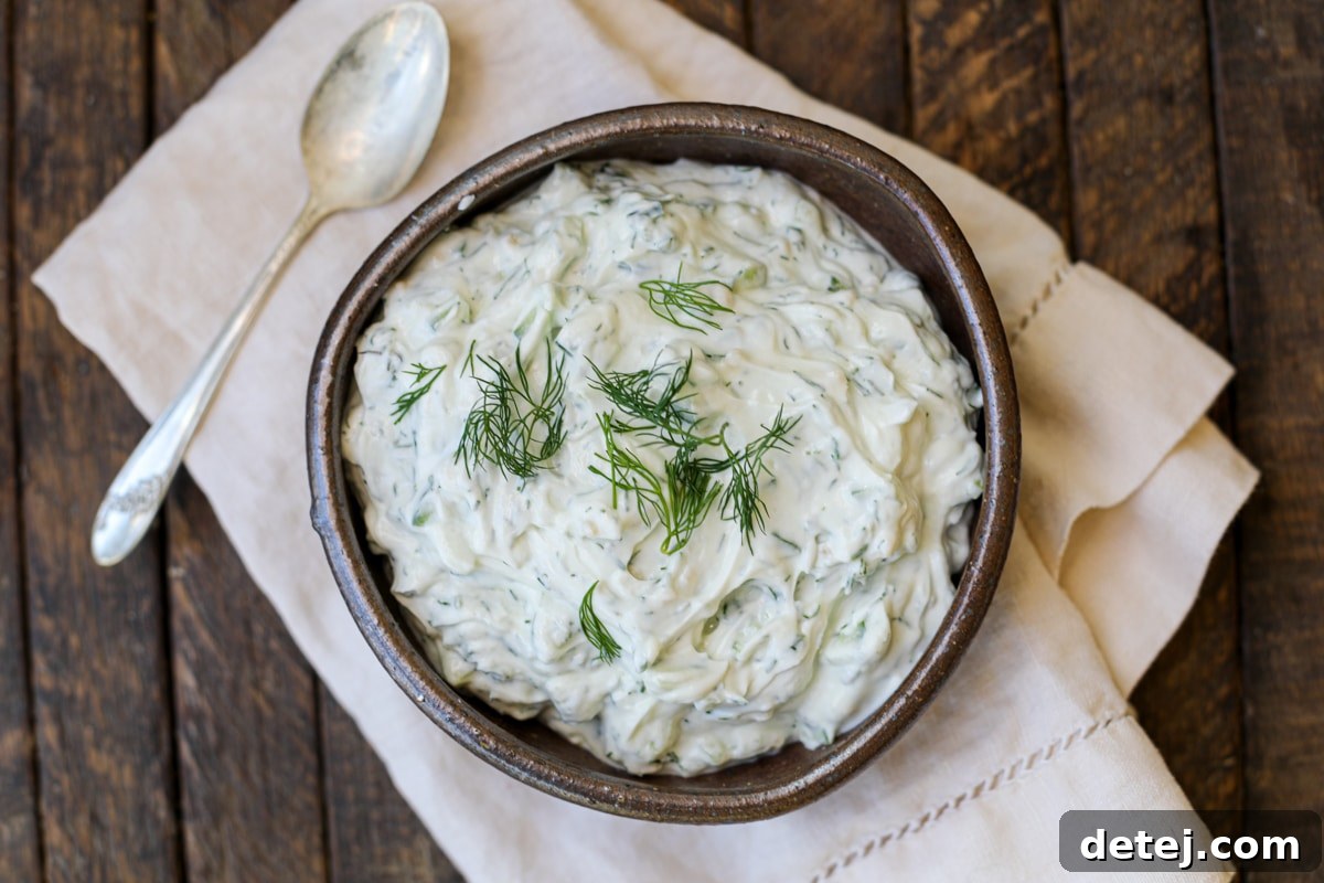 Easy Tzatziki Sauce – Healthyish Foods