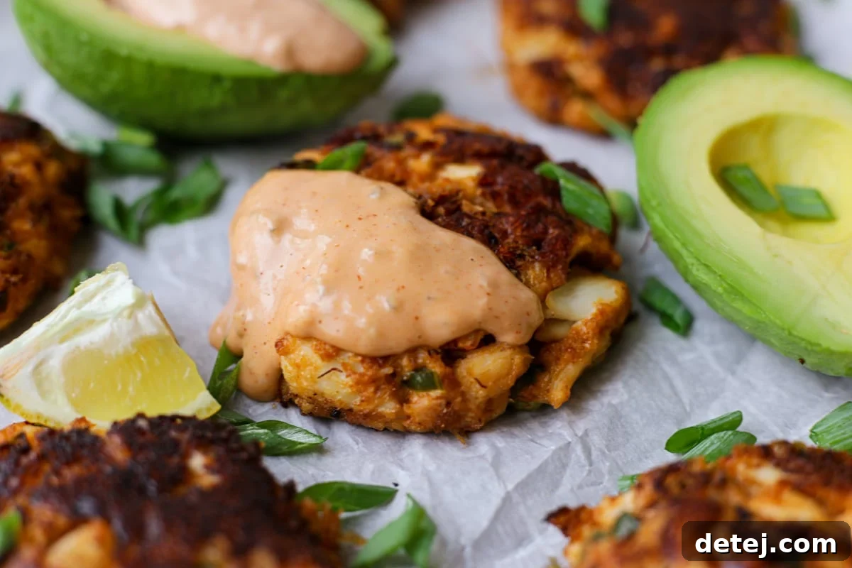Crispy Pan-Fried Spicy Crab Cakes - Healthyish Foods