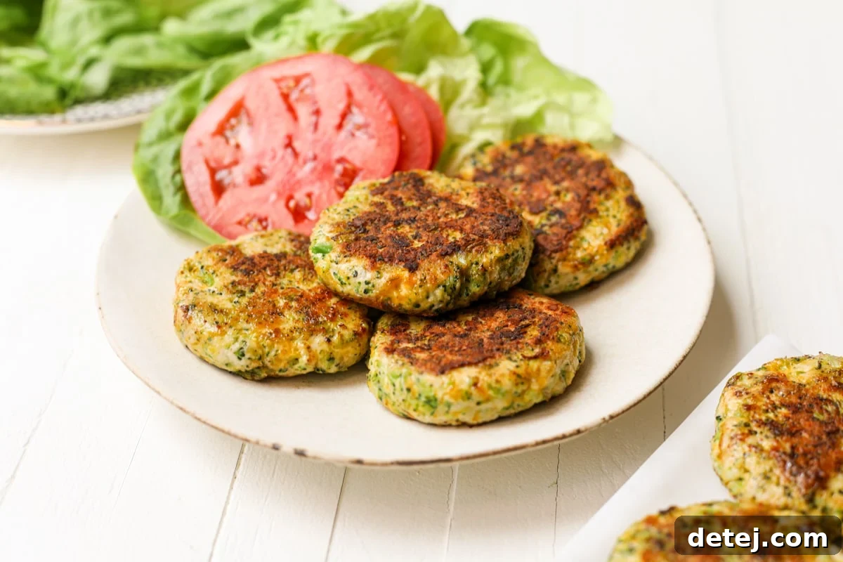 Broccoli Cheddar Chicken Burgers – Healthyish Foods