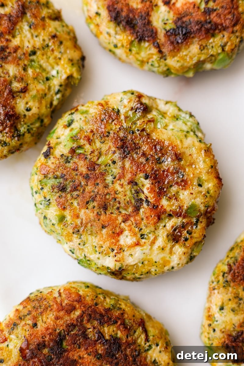 Broccoli Cheddar Chicken Burgers – Healthyish Foods
