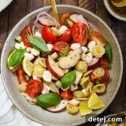 Easy Caprese Pasta Salad - Healthyish Foods