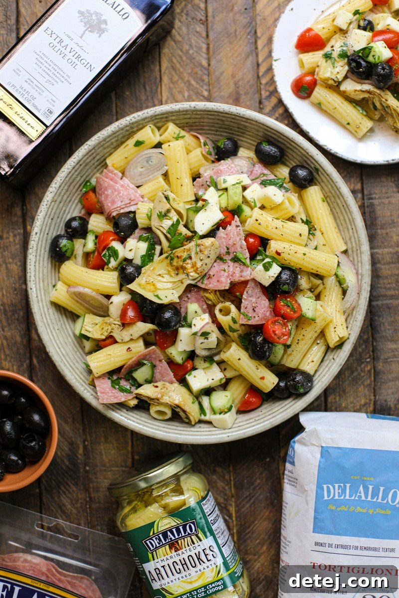 Easy Italian Pasta Salad – Healthyish Foods
