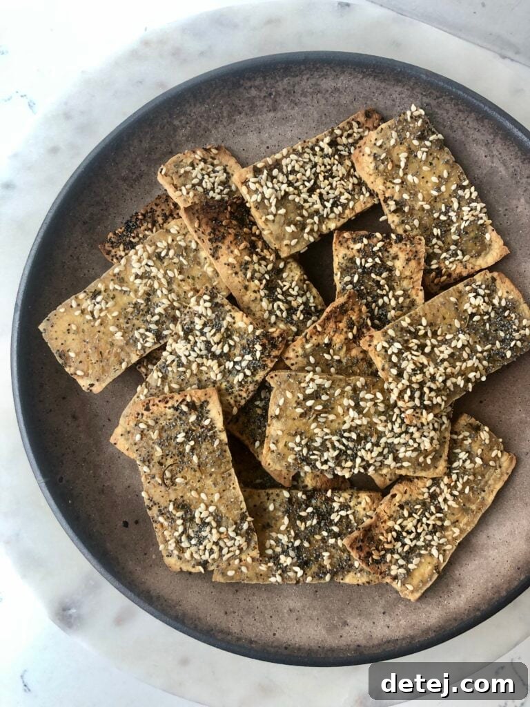 2 Ingredient Gluten Free Tofu Crackers, Healthyish Brand