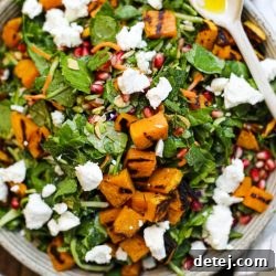 Fire-Kissed Butternut Greens 5 Grilled Butternut Squash Salad – A healthy, flavorful fall salad with tender grilled squash, fresh greens, pomegranate, and goat cheese.