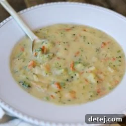 Healthy Broccoli Cheddar Soup