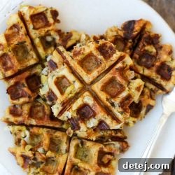 Stuffing Waffles – Healthyish Foods, prepared