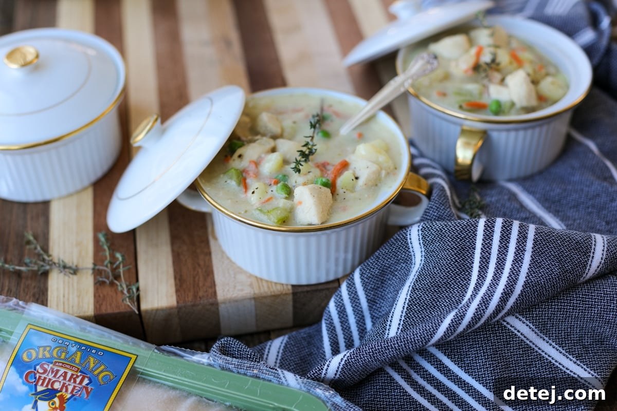 Healthy Chicken Pot Pie Soup – Delicious & Nutritious