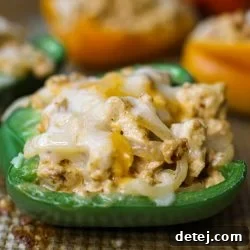 Chicken Philly Cheesesteak Stuffed Peppers – Healthyish Foods