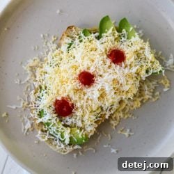 Grated Egg Avocado Toast - A delightful breakfast recipe