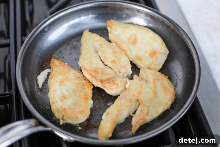 saute chicken. 