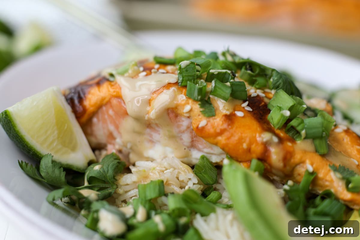 Two beautifully presented Baked Philadelphia Roll Bowls with all toppings.