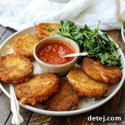 Crispy Fried Mozzarella with Chopped Spinach Salad - healthyish foods
