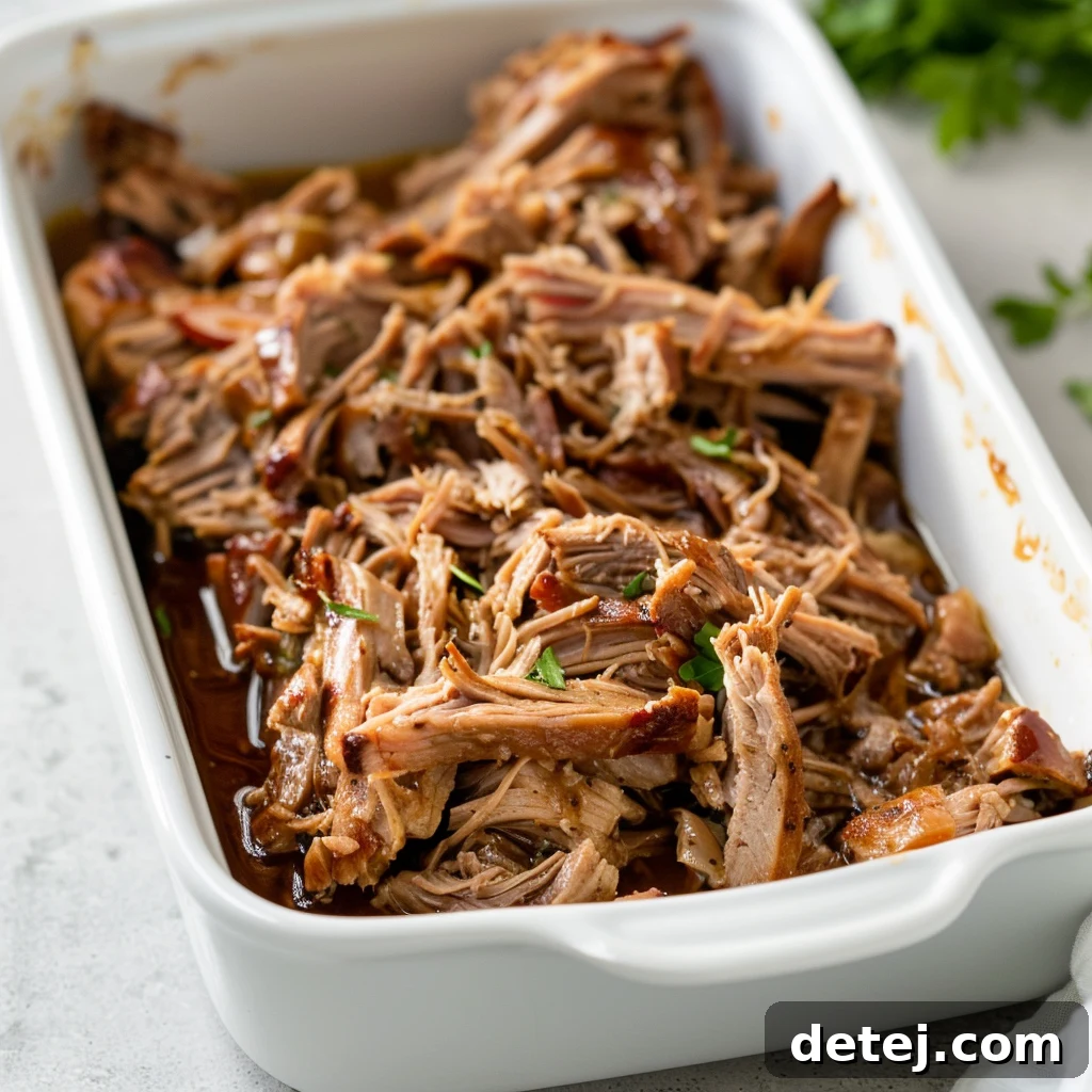 Easy Oven BBQ Pulled Pork