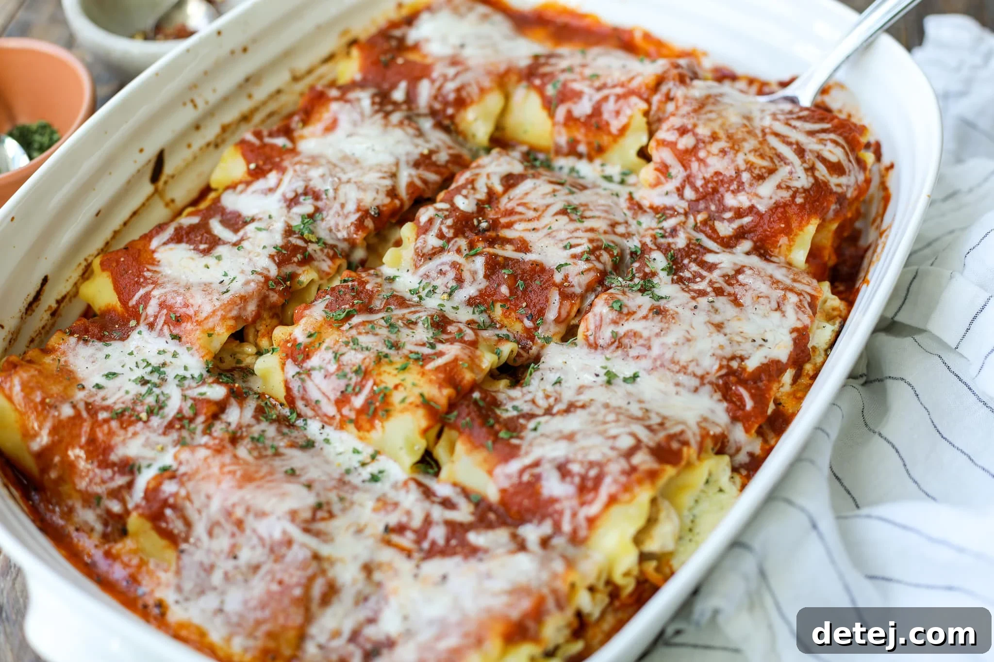 Ground Chicken Lasagna Roll Ups – Healthyish Foods