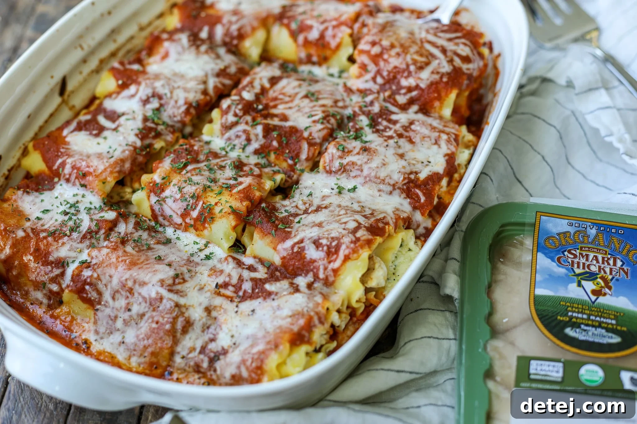 Ground Chicken Lasagna Roll Ups – Healthyish Foods