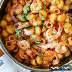 Shrimp Pasta with Spicy Vodka Sauce – Healthyish Foods