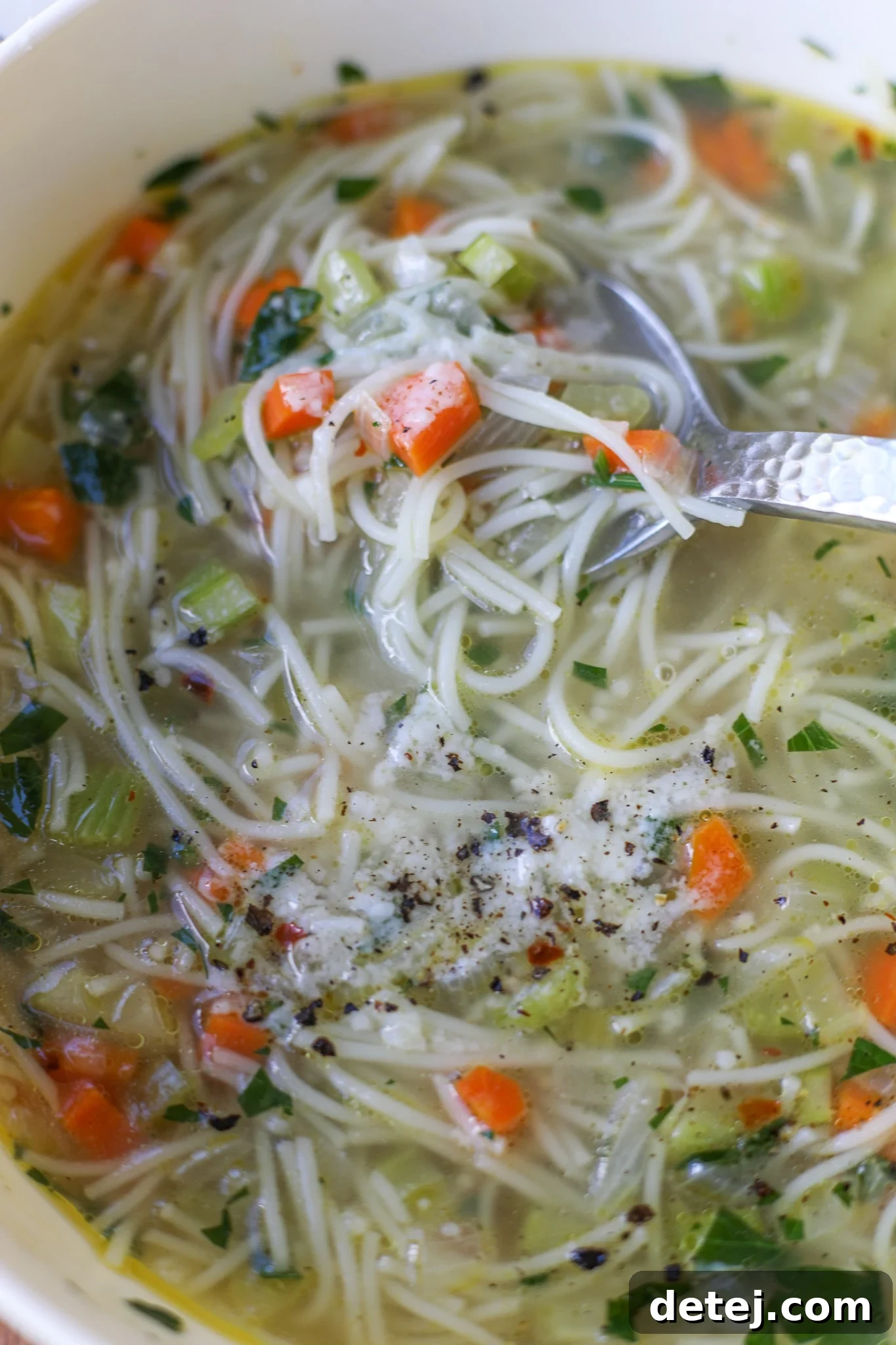 Leftover Pasta Soup - Healthyish Foods