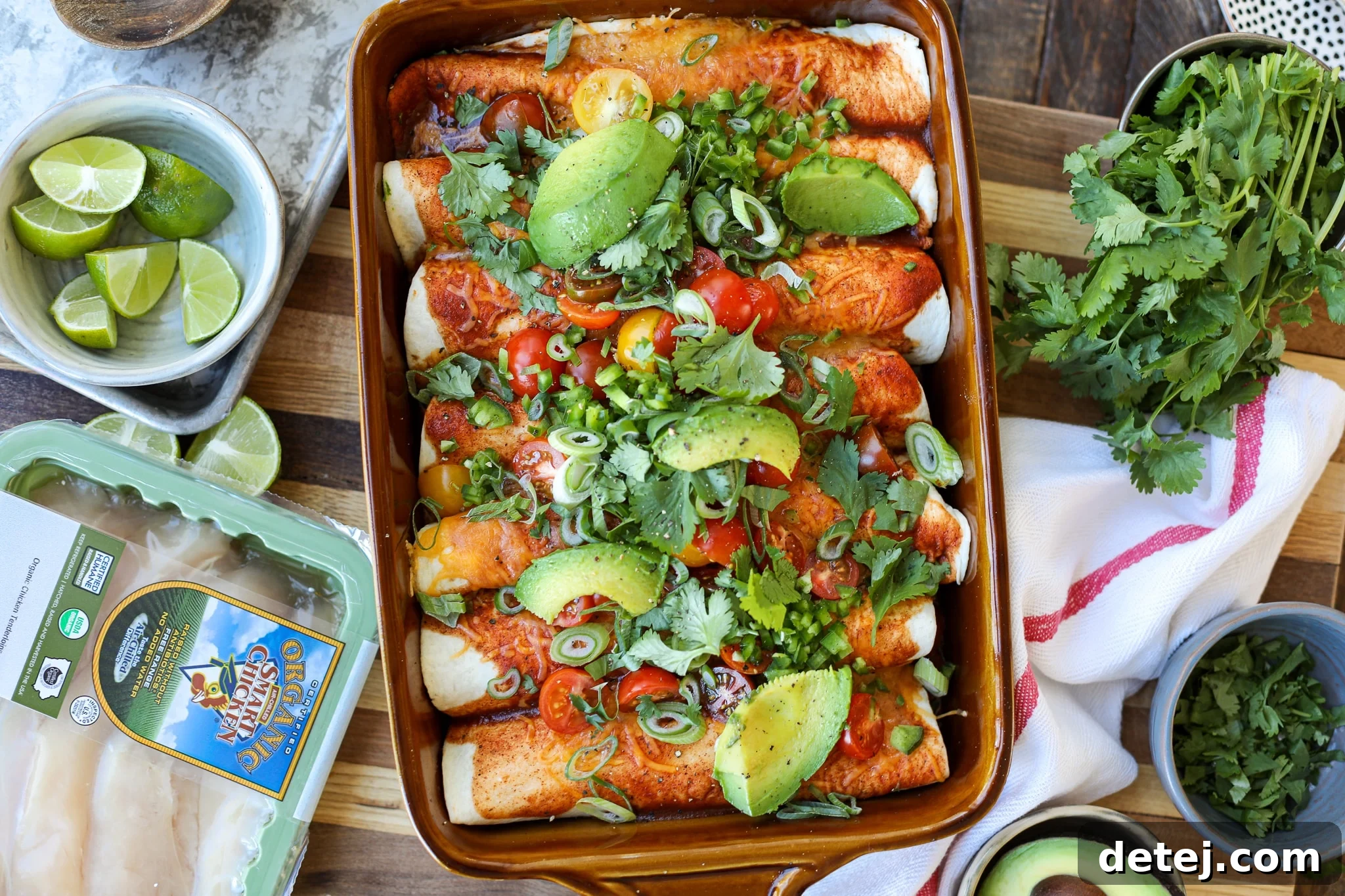 Ground Chicken Enchiladas – Healthyish Foods
